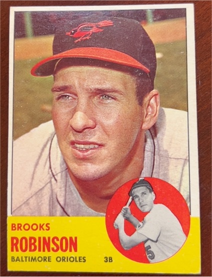 1963 Topps #345 Brooks Robinson — front