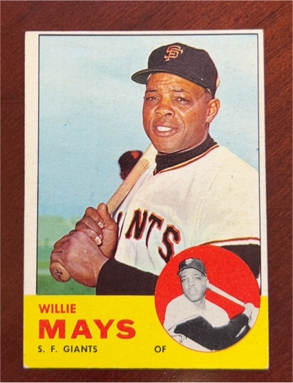 1963 Topps #300 Willie Mays — front