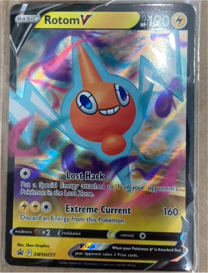 2022 Pokémon SWSH: Sword & Shield Promo #SWSH257 Rotom V — front