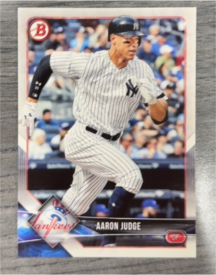 2018 Bowman #24 Aaron Judge — front