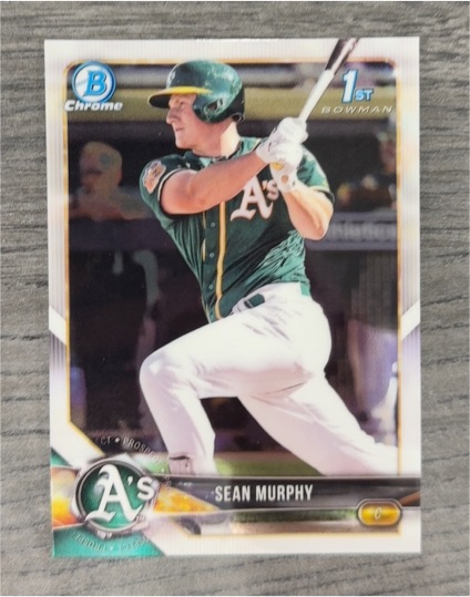 2018 Bowman Chrome #BCP58 Sean Murphy — front