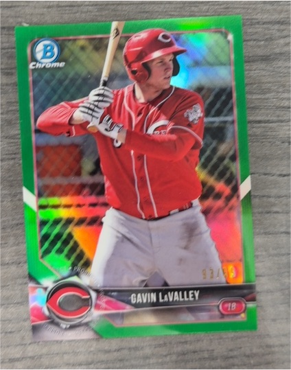 2018 Bowman Chrome Prospects #BCP119 Gavin LaValley — front