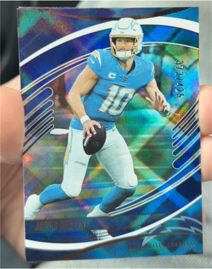 2025 Panini Absolute #11 Justin Herbert — front
