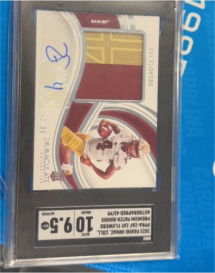 2023 Panini Immaculate Collegiate #4 Zay Flowers — front