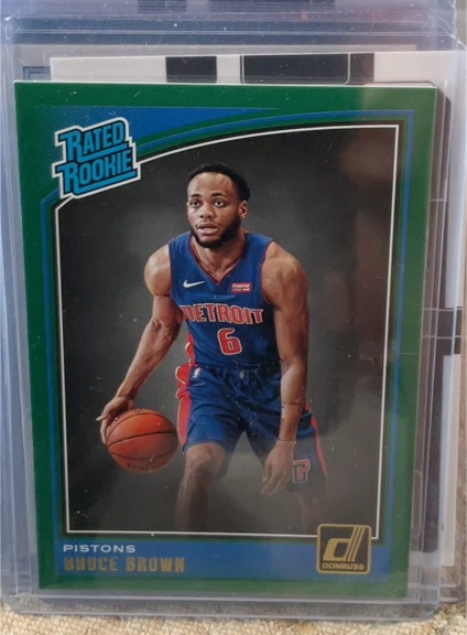 2018-19 Panini Donruss #161 Bruce Brown — front