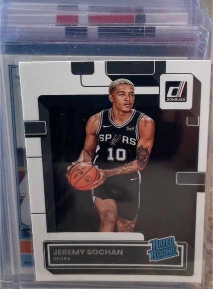 2022-23 Donruss #209 Jeremy Sochan Rated Rookie — front