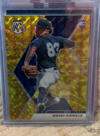 2021 Panini Mosaic #215 Deivi Garcia — front