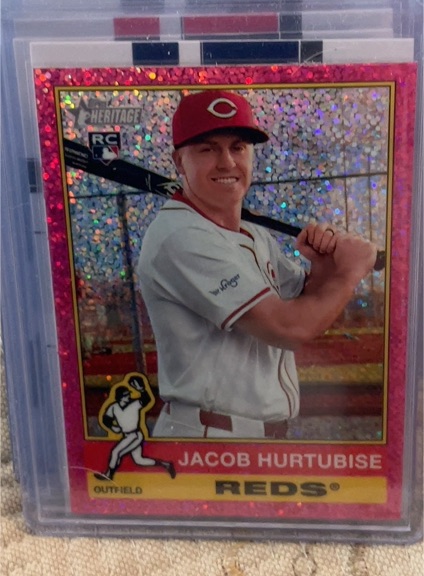 2025 Topps Heritage #124 Jacob Hurtubise — front