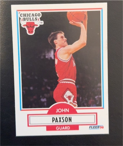 1990-91 Fleer #28 John Paxson — front