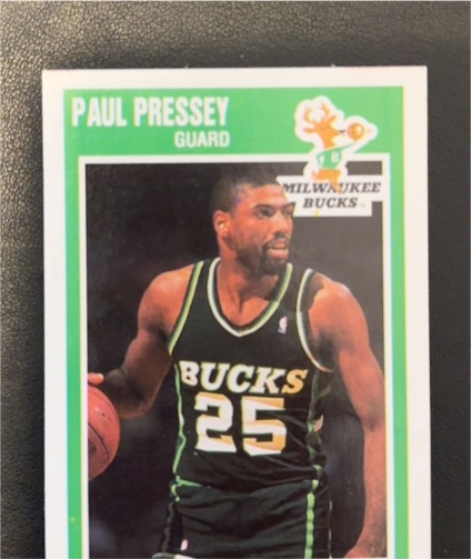 1989-90 Fleer #89 Paul Pressey — front
