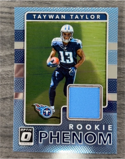 2017 Donruss Optic Rookie Phenom #19 Taywan Taylor — front
