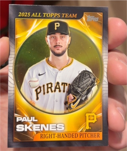 2026 Topps Series 1 2025 All-Topps Team #ATT-10 Paul Skenes — front