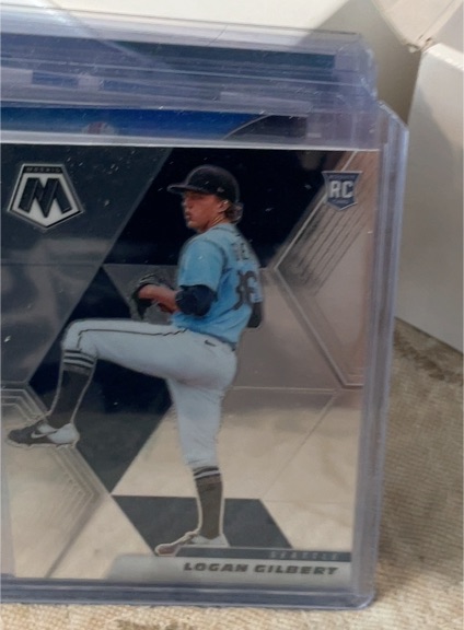 2021 Panini Mosaic #287 Logan Gilbert — front
