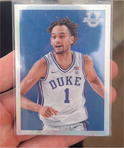 2023 Bowman University Chrome #09B-7 Dereck Lively II — front