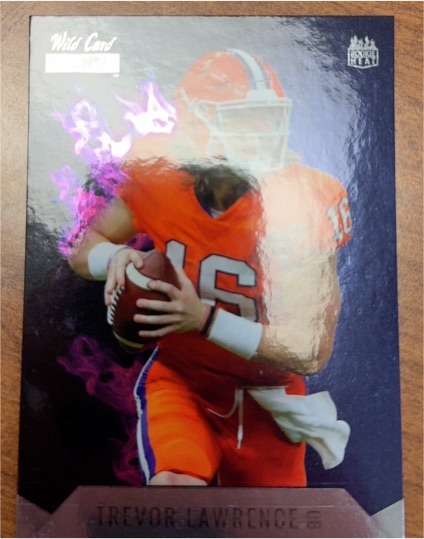 2021 Wild Card Matte Rookie Heat #MRHR-1 Trevor Lawrence — front