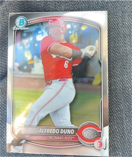 2025 Bowman Draft Chrome #BDC-133 Alfredo Duno — front