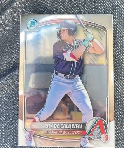 2025 Bowman Draft Chrome #BDC-152 Slade Caldwell — front