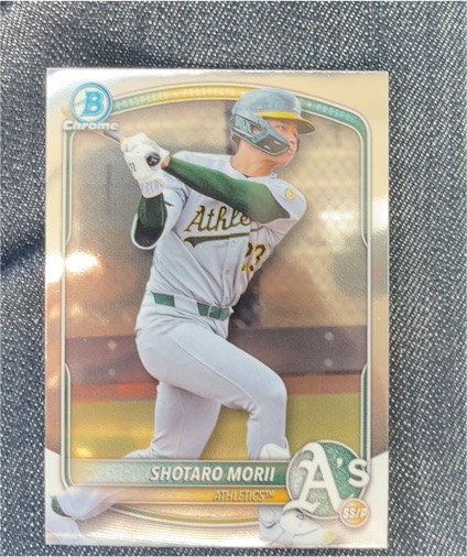 2025 Bowman Chrome #BCP-170 Shotaro Morii — front