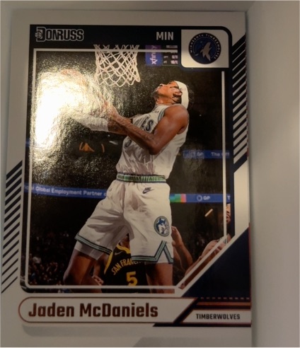 2024-25 Donruss #36 Jaden McDaniels — front