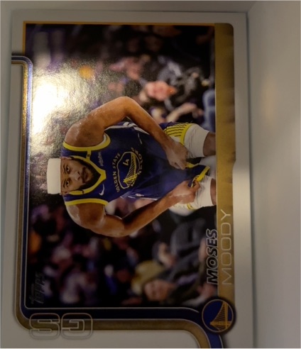 2025-26 Topps #140 Moses Moody — front