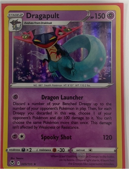 2024 McDonald's Pokémon Dragon Discovery #006 Dragapult — front
