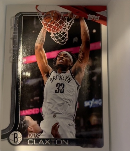 2025-26 Topps #10 Nic Claxton — front