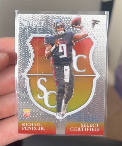 2024 Panini Select #9 Michael Penix Jr. Select Certified Rookies — front