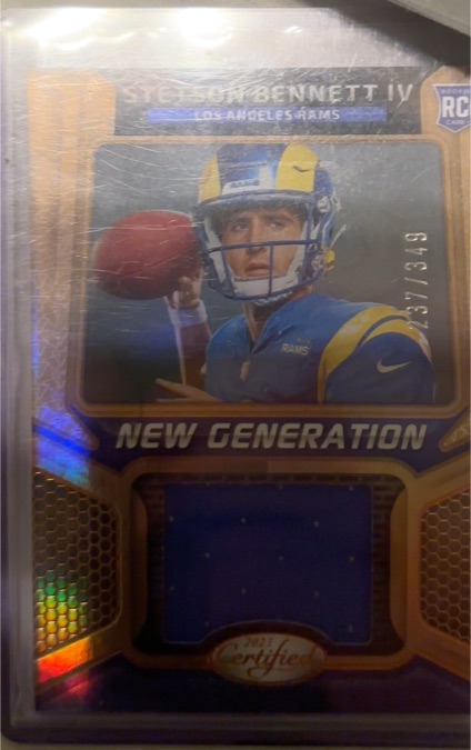 2023 Panini Certified #NGJM-27 Stetson Bennett IV — front