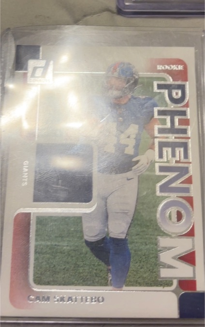 2025 Panini Donruss #RPJ-CSO Cam Skattebo Rookie Phenom Jersey Patch — front
