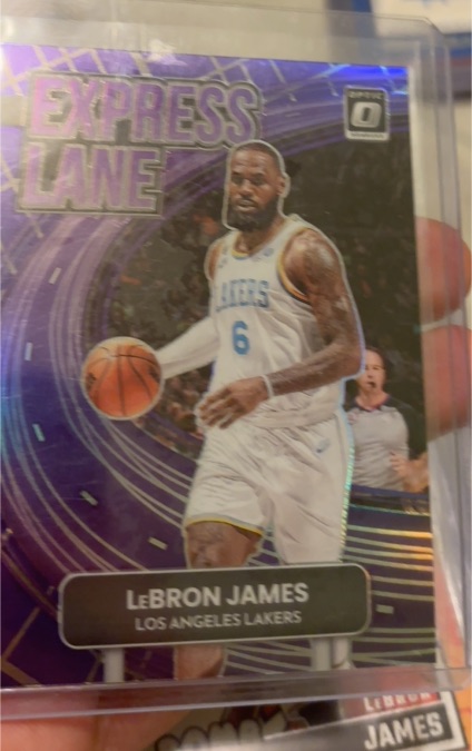 2022-23 Panini Donruss Optic #4 LeBron James Express Lane — front