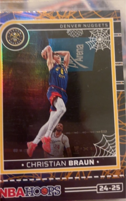 2024-25 Panini Haunted Hoops #44 Christian Braun — front