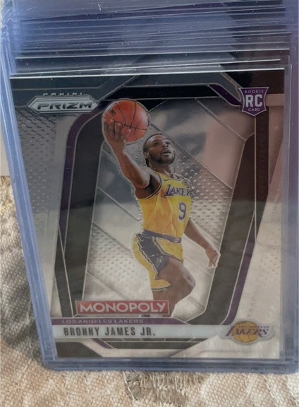 2024-25 Panini Prizm Monopoly #45 Bronny James Jr. — front