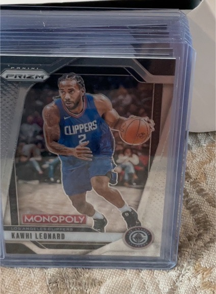 2024-25 Panini Prizm Monopoly #19 Kawhi Leonard — front