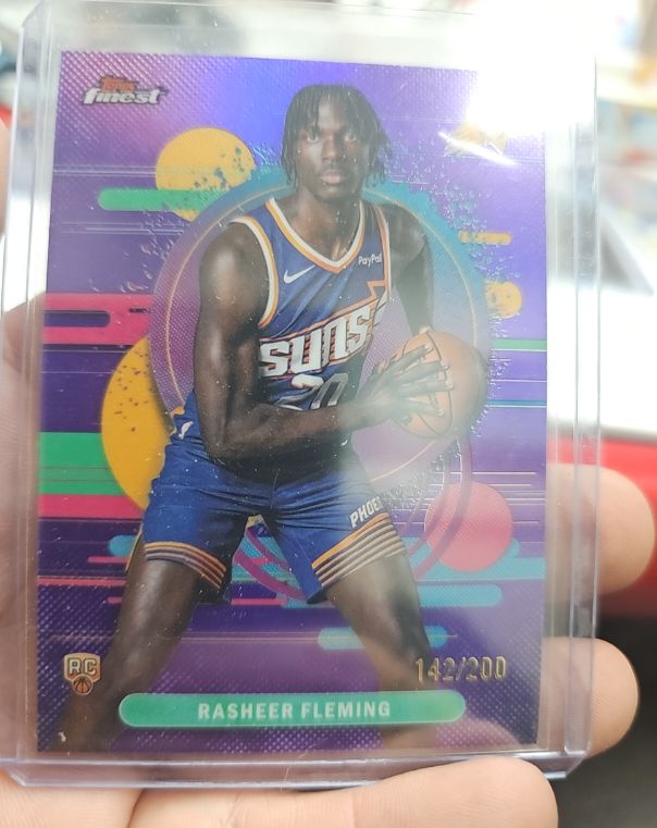 2025-26 Topps Finest #142 Rasheer Fleming — front