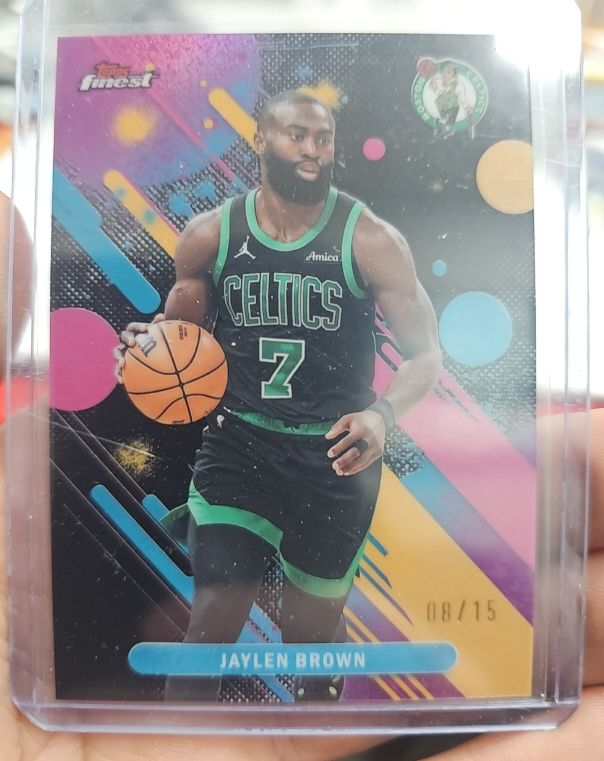 2025-26 Topps Finest #7 Jaylen Brown — front