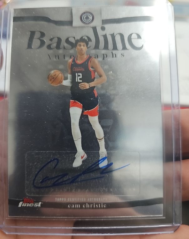 2025 Topps Finest Baseline Autographs #BA-CC Cam Christie — front
