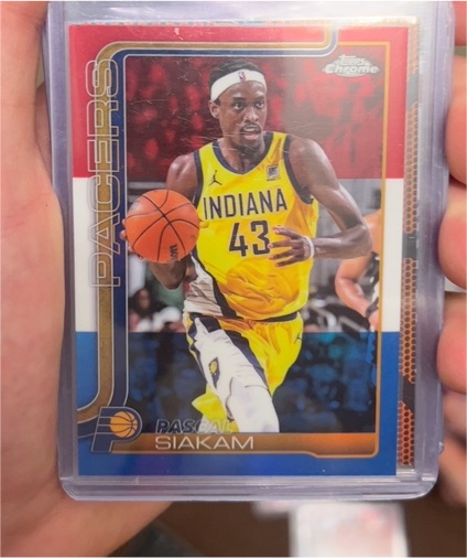 2025-26 Topps Chrome #1 Pascal Siakam — front