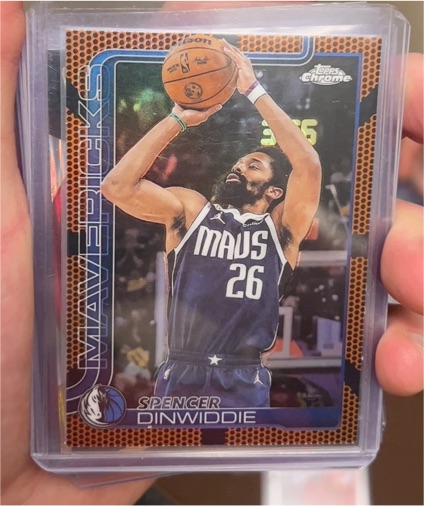 2025-26 Topps Chrome #13 Spencer Dinwiddie — front