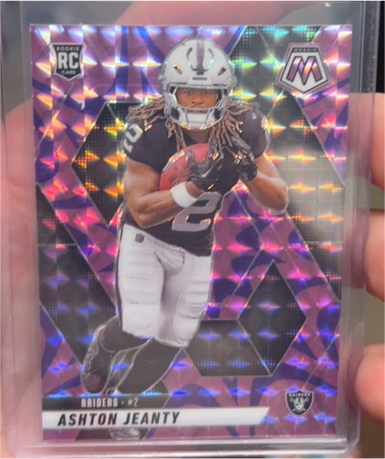 2025 Panini Mosaic #345 Ashton Jeanty — front