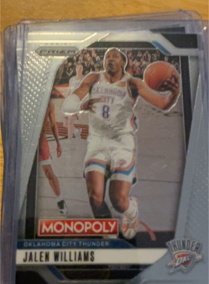 2024-25 Panini Prizm Monopoly #81 Jalen Williams — front