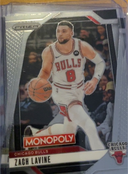 2024-25 Panini Prizm Monopoly #10 Zach LaVine — front