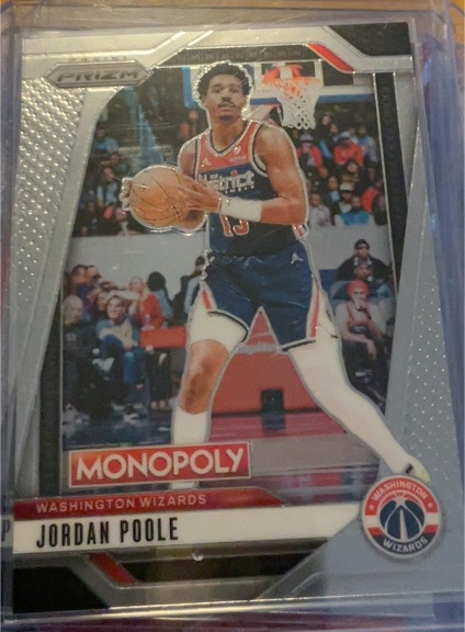 2024-25 Panini Prizm Monopoly #85 Jordan Poole Washington Wizards — front