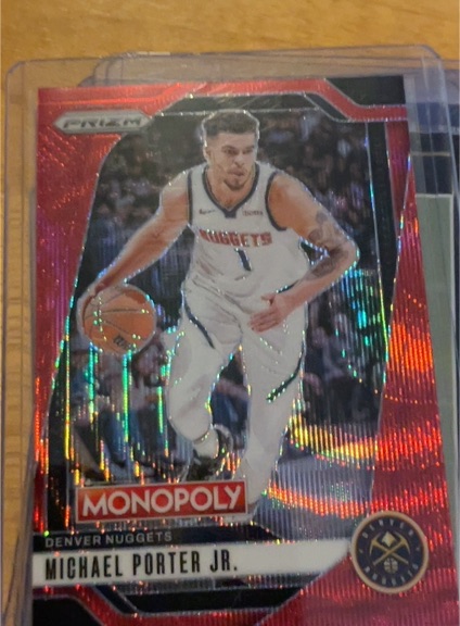 2024-25 Panini Prizm Monopoly #56 Michael Porter Jr. — front