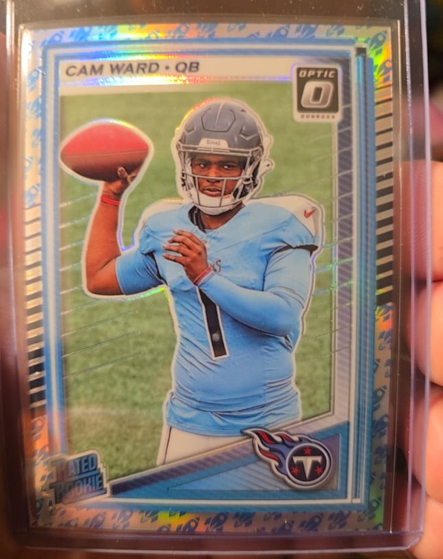 2025 Donruss Optic #293 Cam Ward Rated Rookie — front