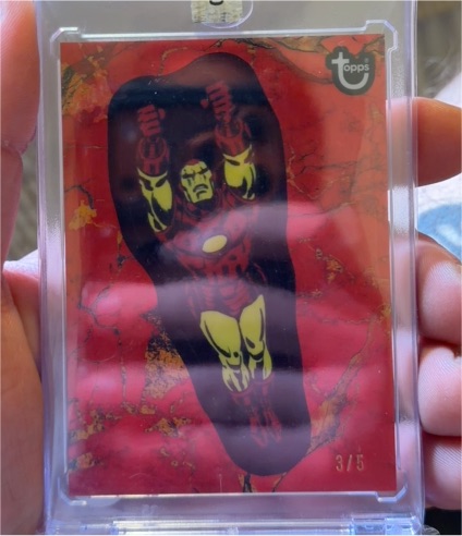 2025 Topps Marvel Comic Book Heroes #13 Iron Man — front