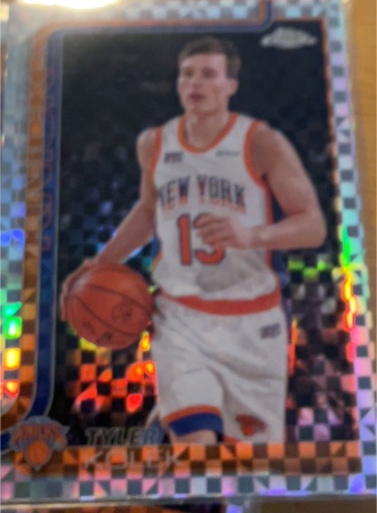 2025-26 Topps Chrome #139 Tyler Kolek X-Fractor — front