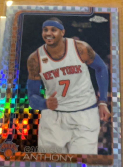 2025-26 Topps Chrome #248 Carmelo Anthony — front