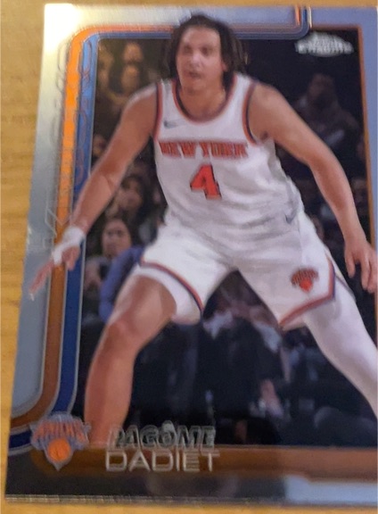2025-26 Topps Chrome #111 Pacôme Dadiet — front