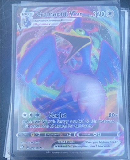 2021 Pokémon TCG Shining Fates #055 Cramorant VMAX — front