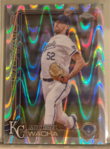 2025 Topps Chrome #284 Michael Wacha RayWave Refractor — front